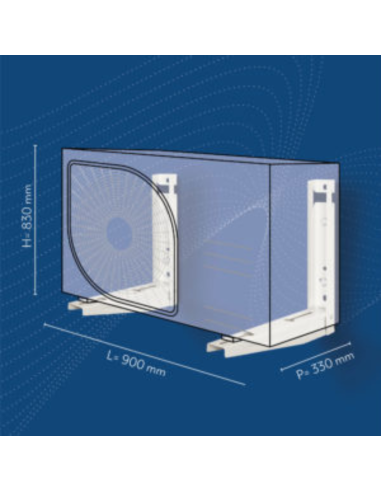 Soporte soldado 650*370 mm medidas
